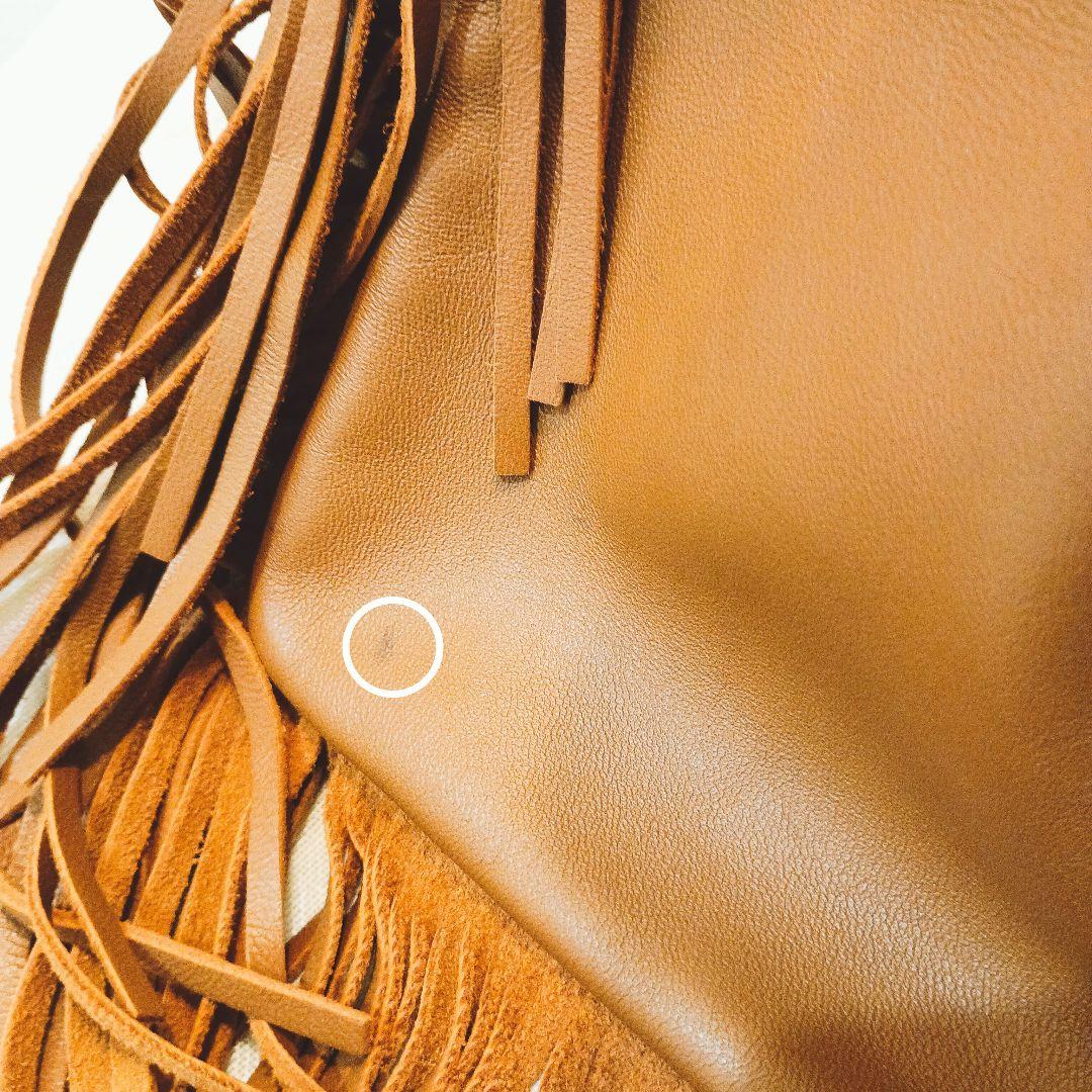 CELERI DEUXIEME CLASSE　フリンジ バッグ ブラウン