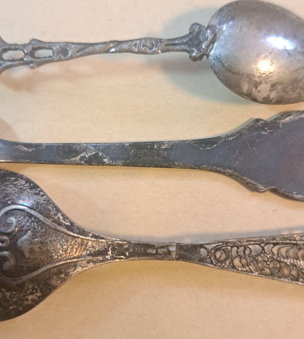 銀製スプーン ヴィンテージ 13本セット 169g