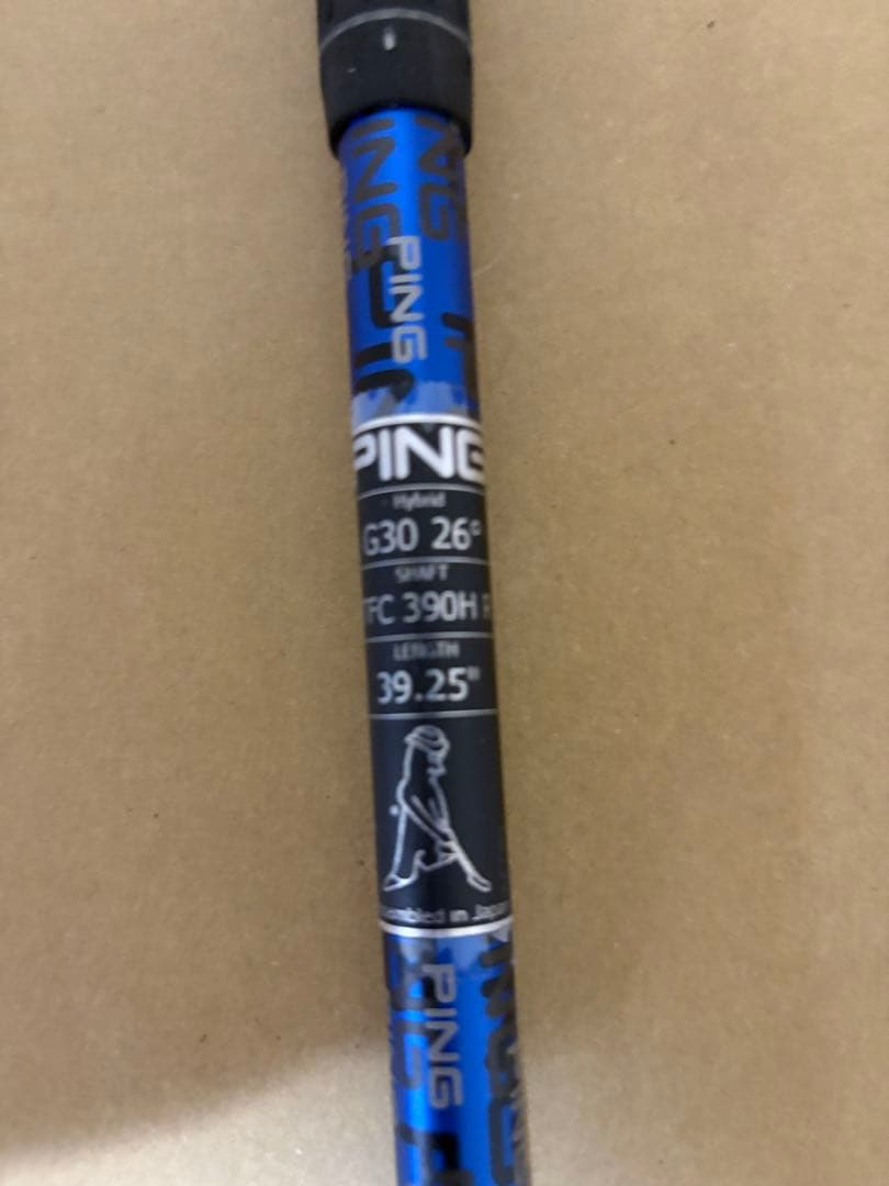 【美品】PING G30 ユーティリティ 26度 カーボンシャフトR