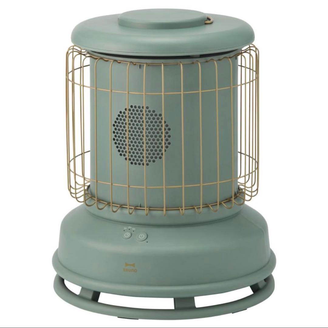 ★新品★BRUNO セラミックファンヒーター グリーン