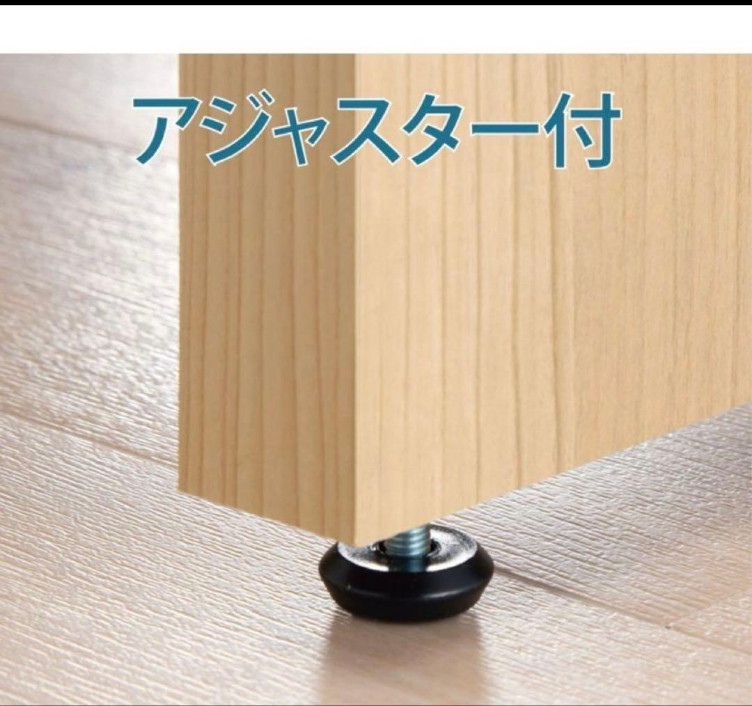 白井産業　ブラウン木製シンプルデスク 120cm幅 組立品　美品