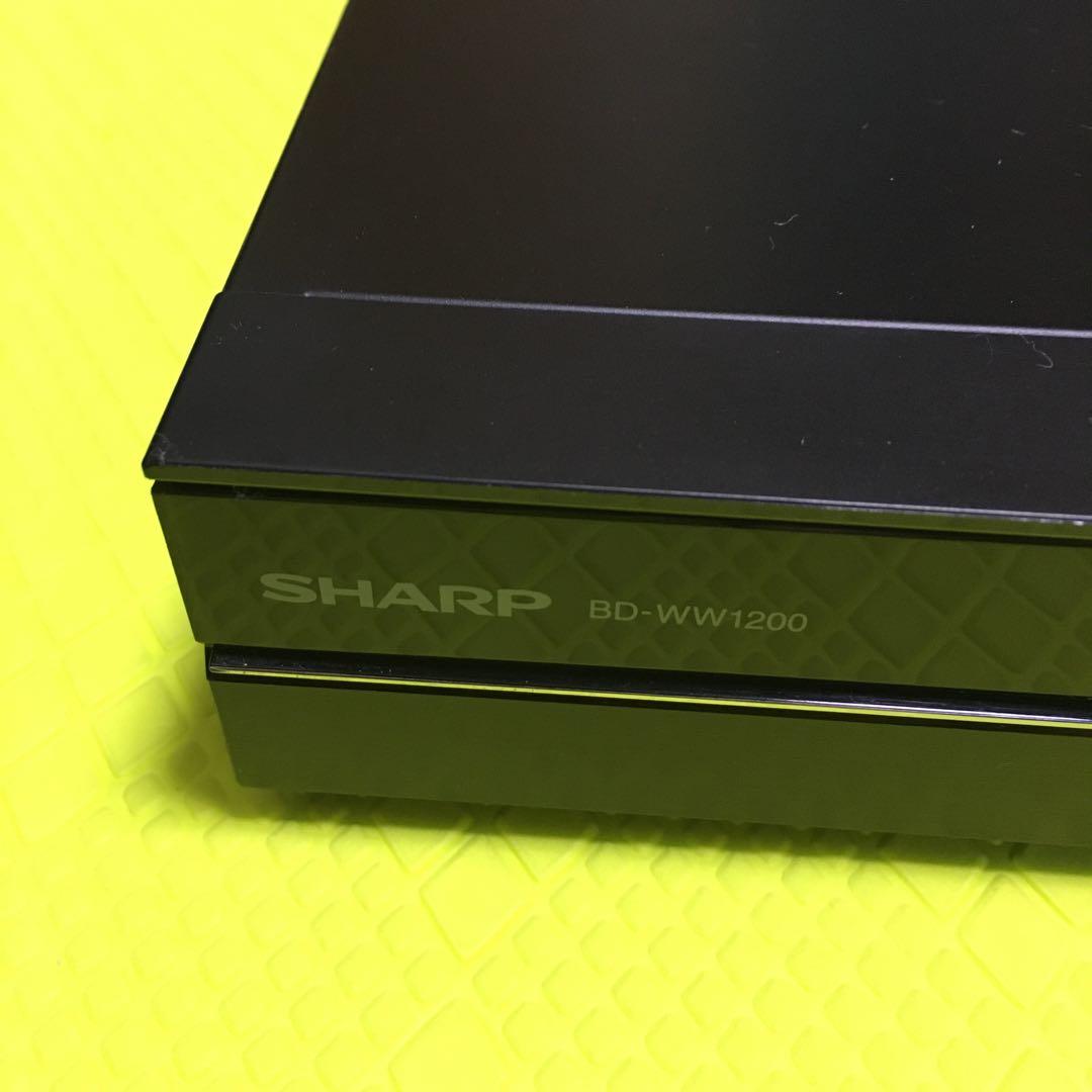2018年製◆シャープ◆BD-WW1200◆1TB◆2番組同時録画・リモコン