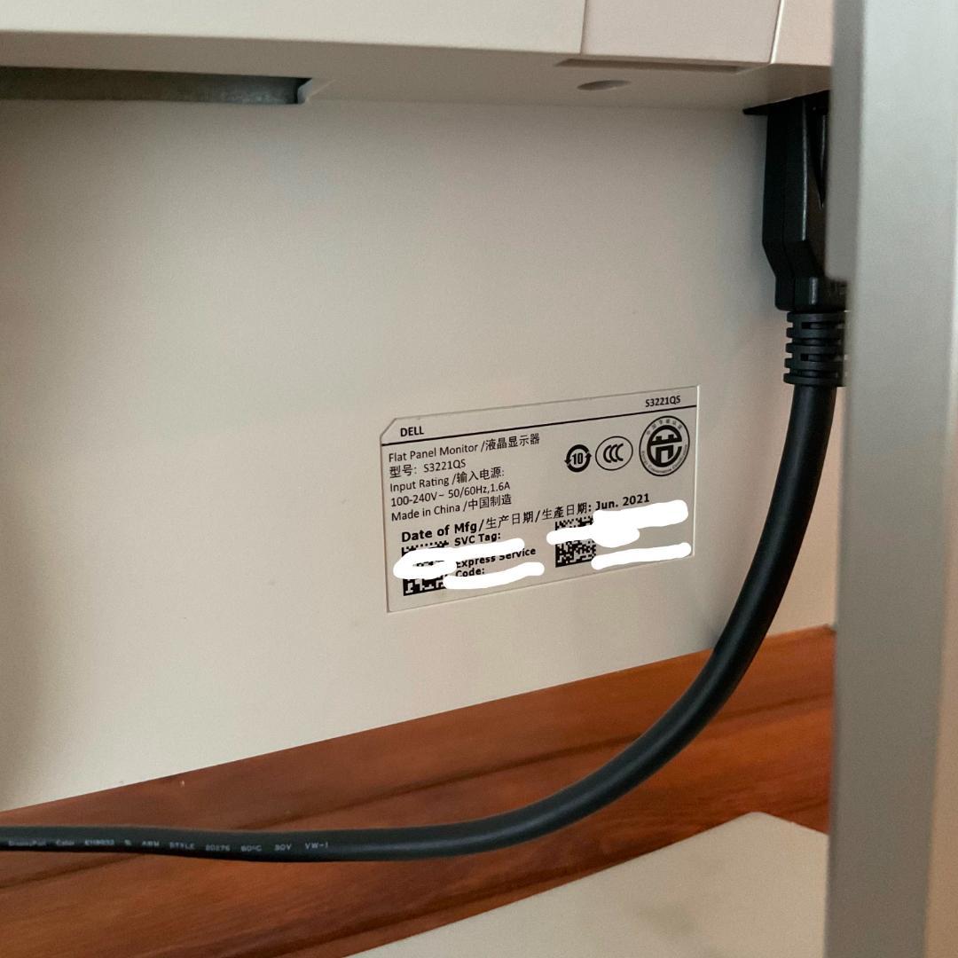 Dell S3221QS 31.5インチ 曲面4Kモニター ディスプレイ
