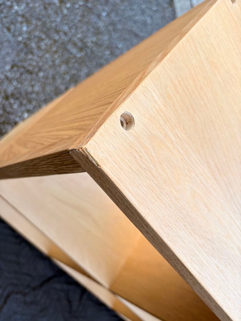 u*e様 【状態良い】無印良品 木製収納棚 5段2列 ナチュラル