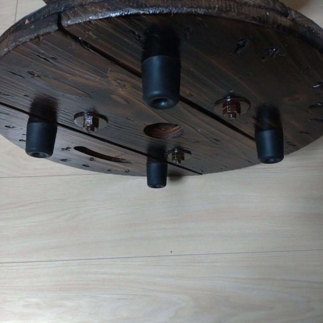 ケーブルドラム　テーブル　小物置き