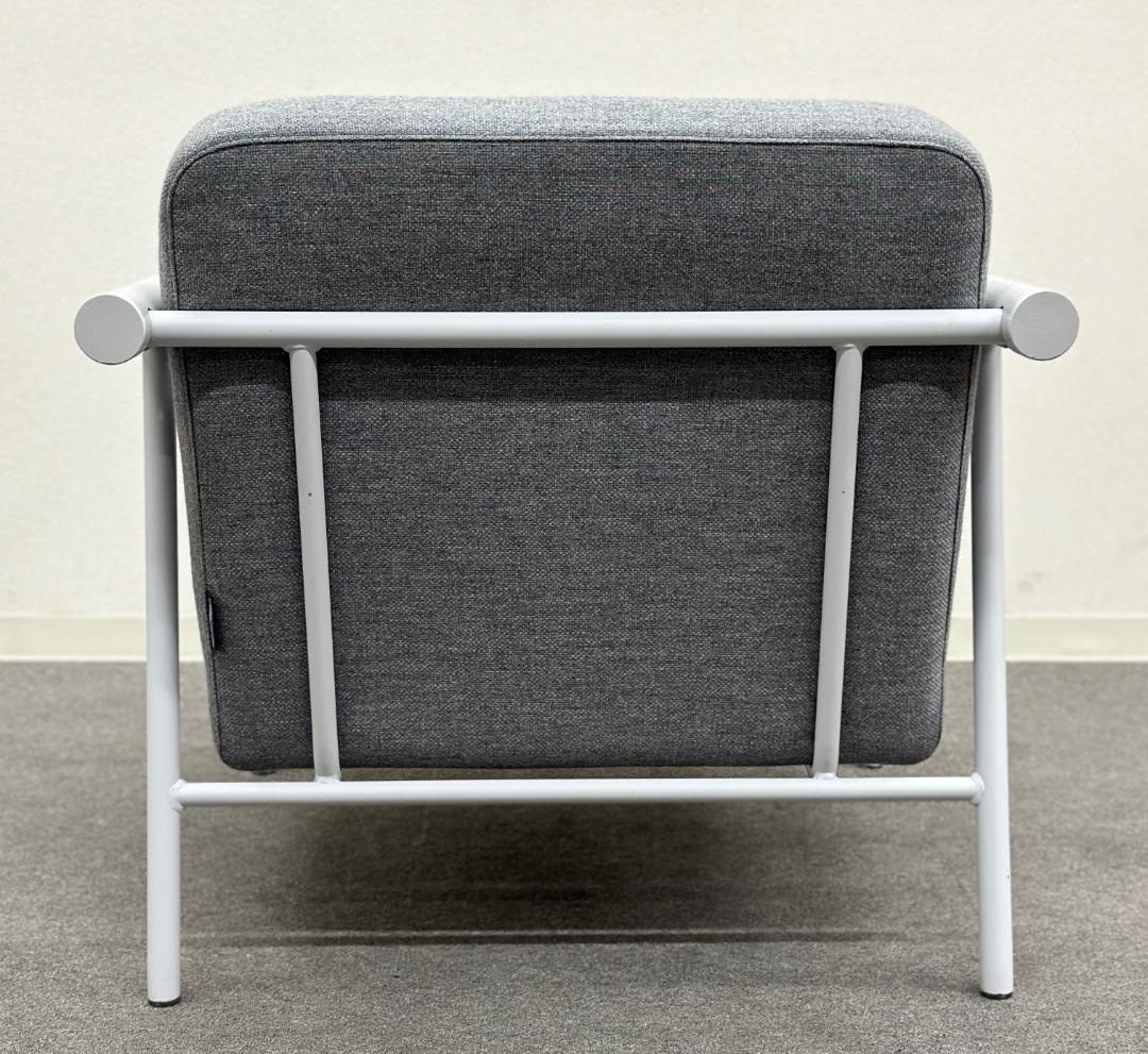 ベラコンテ■レール　ラウンジソファ　1P　グレー　シンプル　パモウナ取り扱い