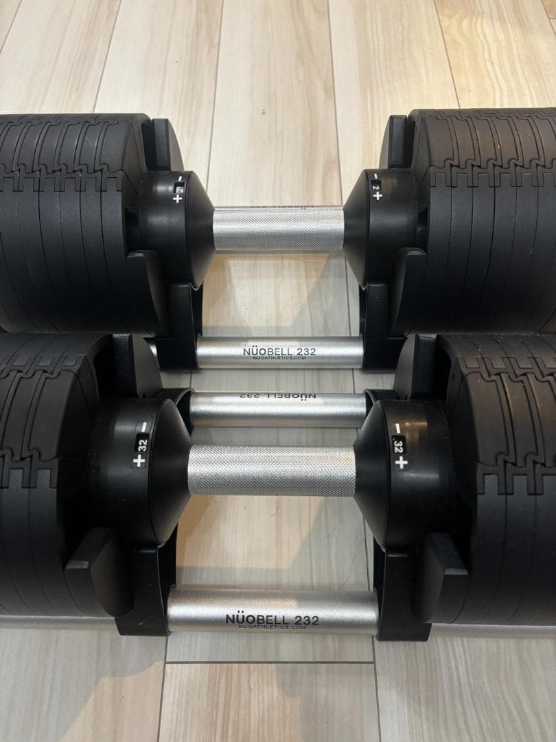 ②フレックスベル 32kg 2kg刻み NUOBELL 232 可変式 ダンベル