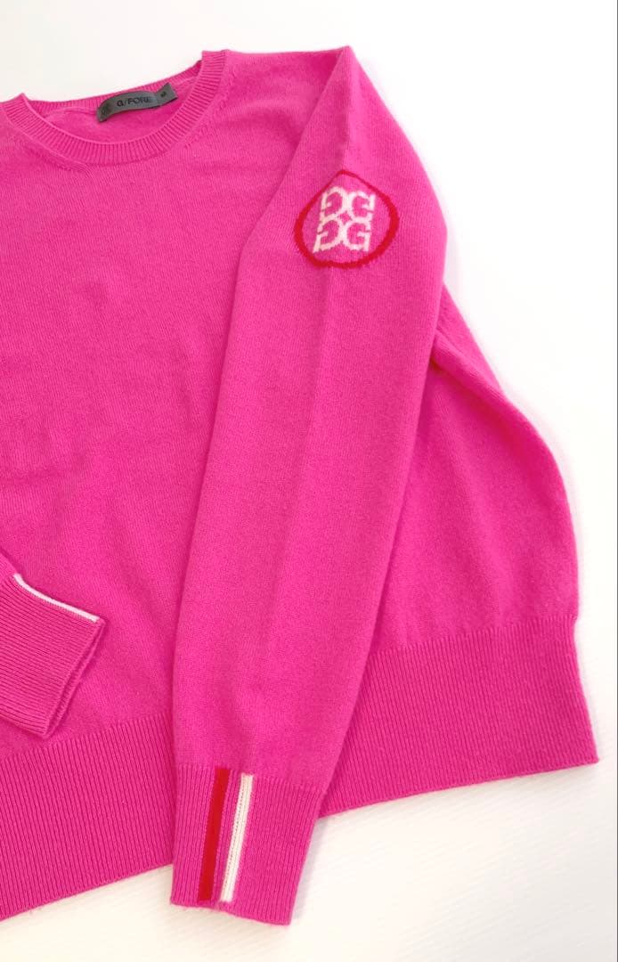 G/FORE ピンク カシミヤセーター ジーフォア