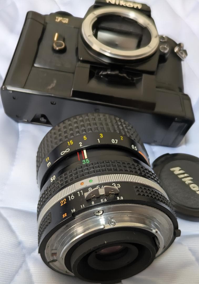 値下 ’82年度名機 Nikon FG 35-70 & MF-15 & MD-E