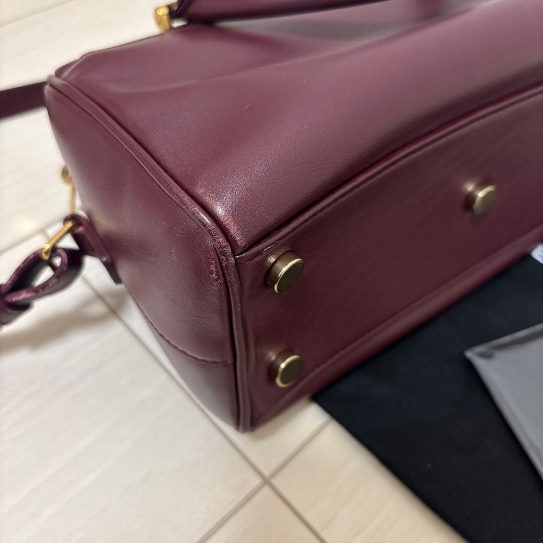 ベイビーダッフル SAINTLAURENT ワインレッド