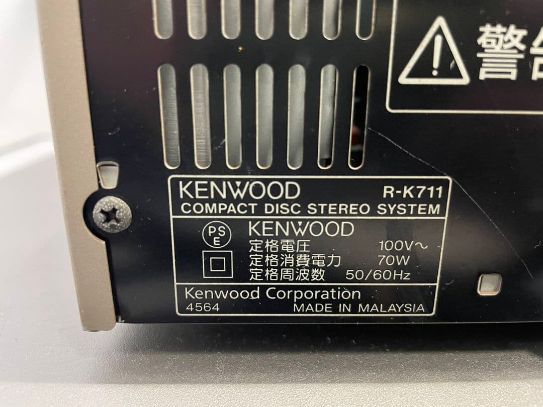 JVC KENWOOD ケンウッド R-K711 システムコンポ