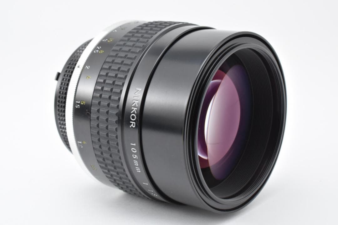 【美品】Nikon ニコン Ai-s 105mm F1.8 レンズ #403