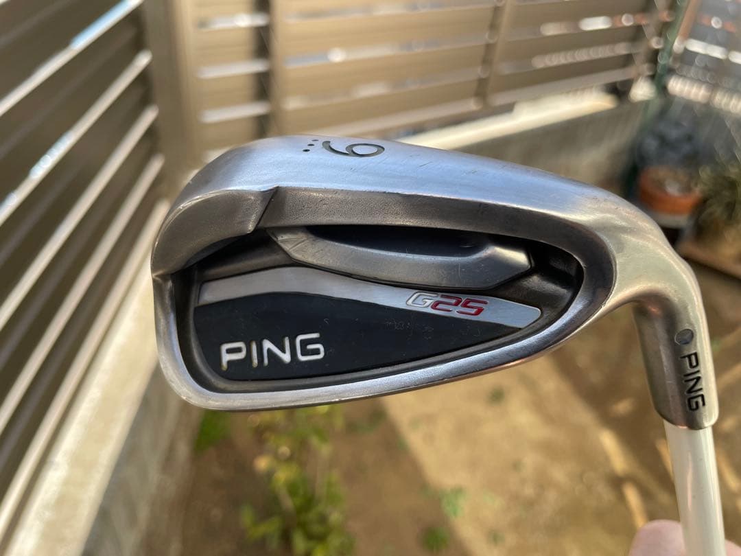 PING G25アイアンセット 6本セット （カーボン） ライ角シルバー