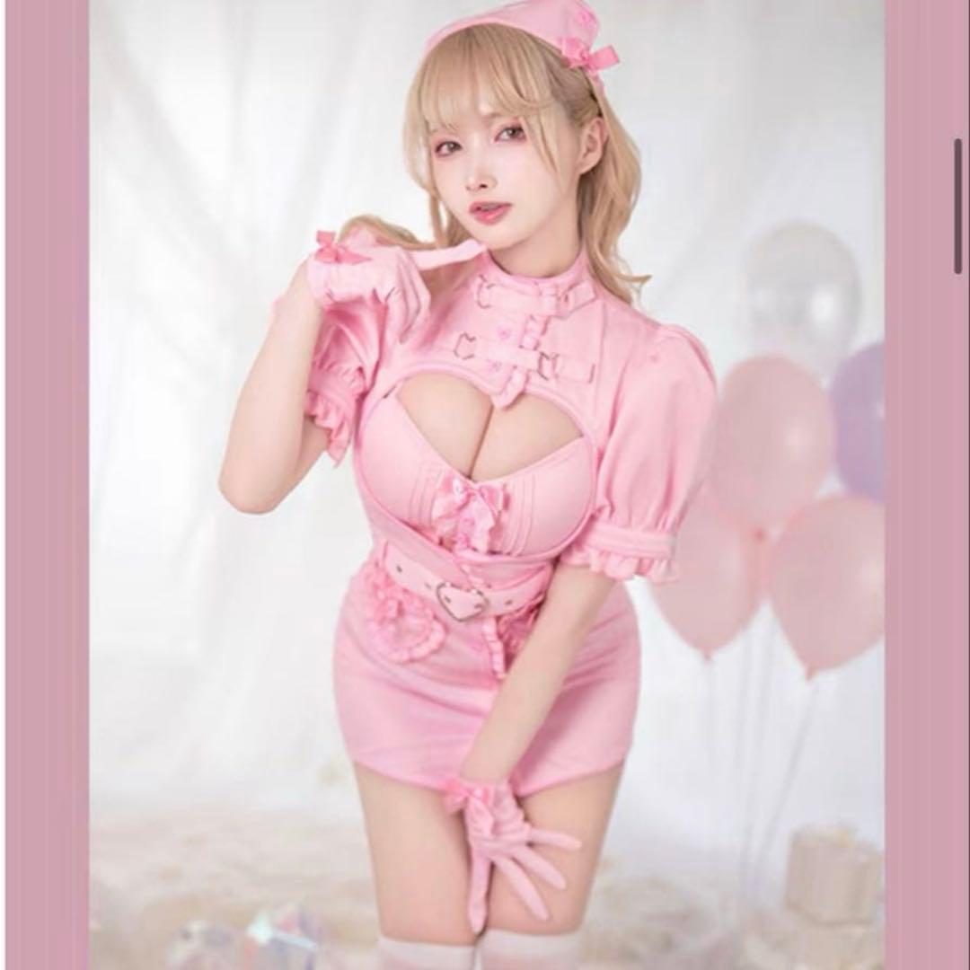 マリームーン キャンディピンクナース バレンタイン コスプレ