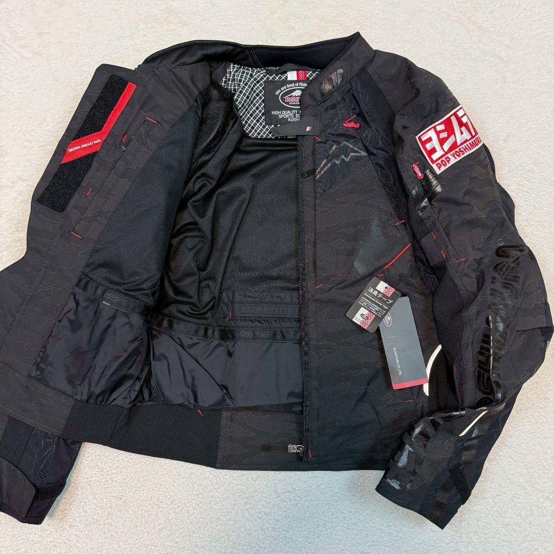 新品　KUSHITANI ヨシムラ ウインタージャケット M プロテクター付き