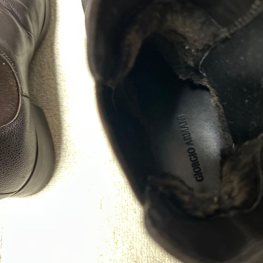 GIORGIO ARMANIジョルジオアルマーニ　サイドゴアブーツ　ハイブラ