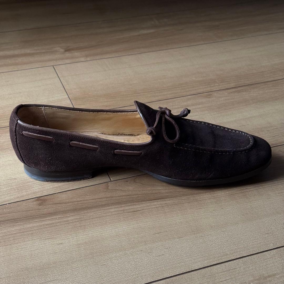 サントーニ モカシン ダークブラウン サイズ7