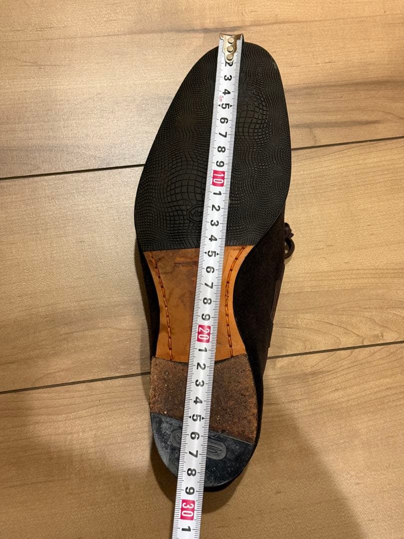 サントーニ モカシン ダークブラウン サイズ7