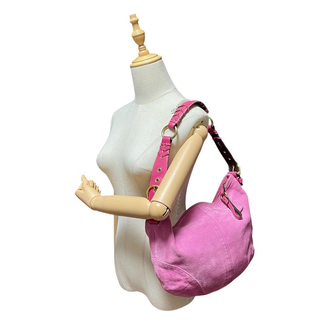 バッグ Coach Soho Shoulder Bag Suede Leather