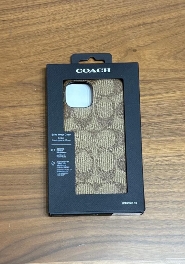 ◆新品◆ COACH IPHONE 15 ケース CO-415