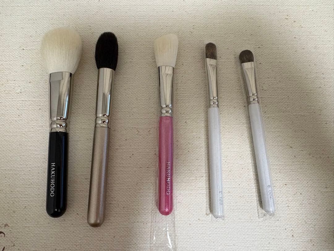 白鳳堂　化粧筆セット　ケース付き