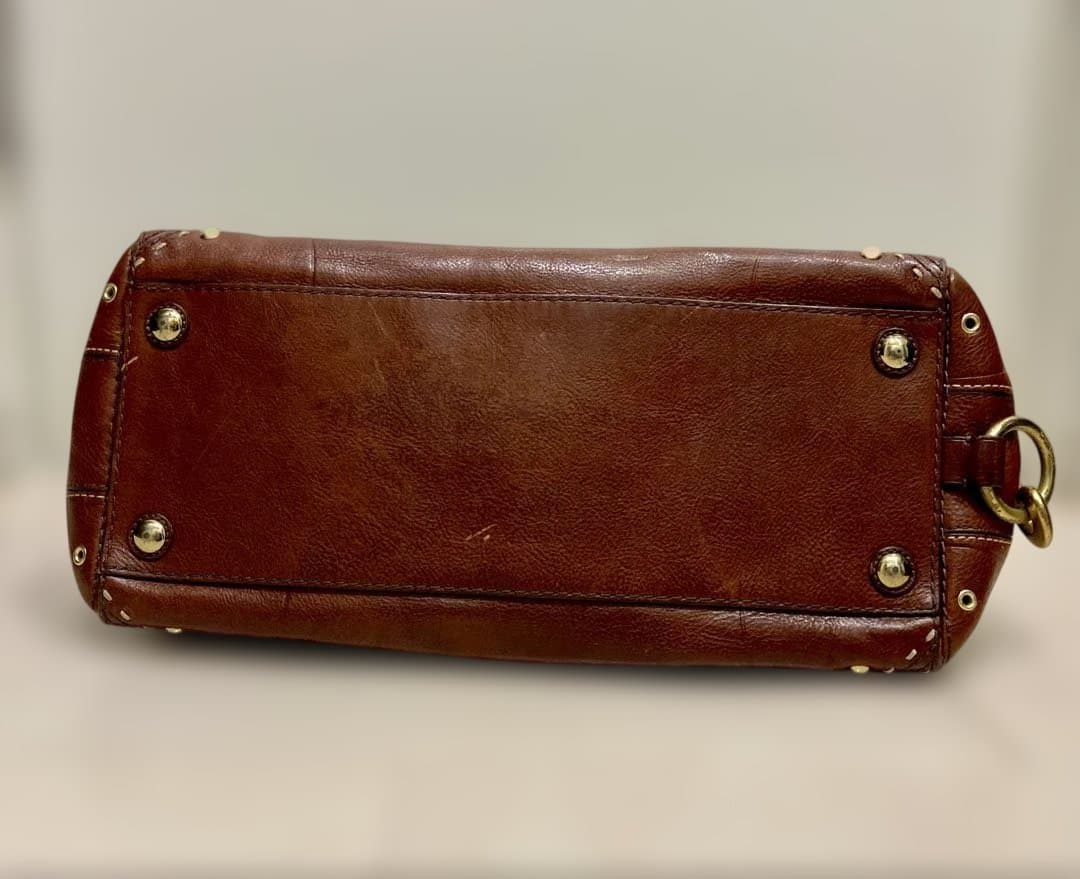 COACH オールドコーチ 10555 2WAY レザーバッグ ブラウン