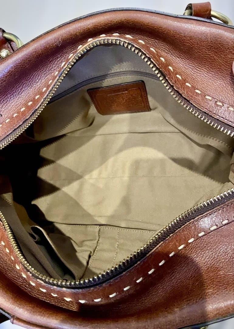 COACH オールドコーチ 10555 2WAY レザーバッグ ブラウン