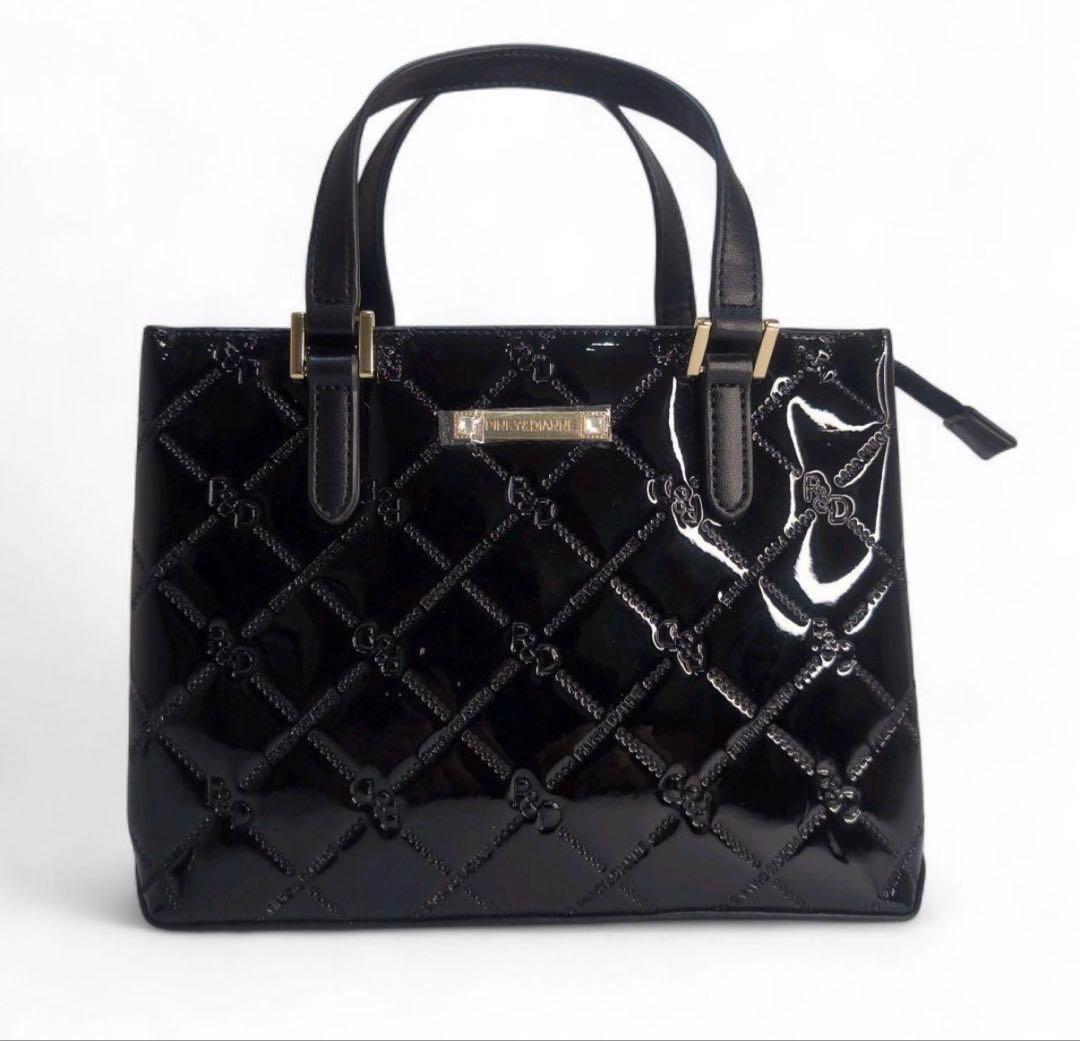 新品ピンキー＆ダイアンハンドバッグレディースコモンエナメルショルダ2wayY2K