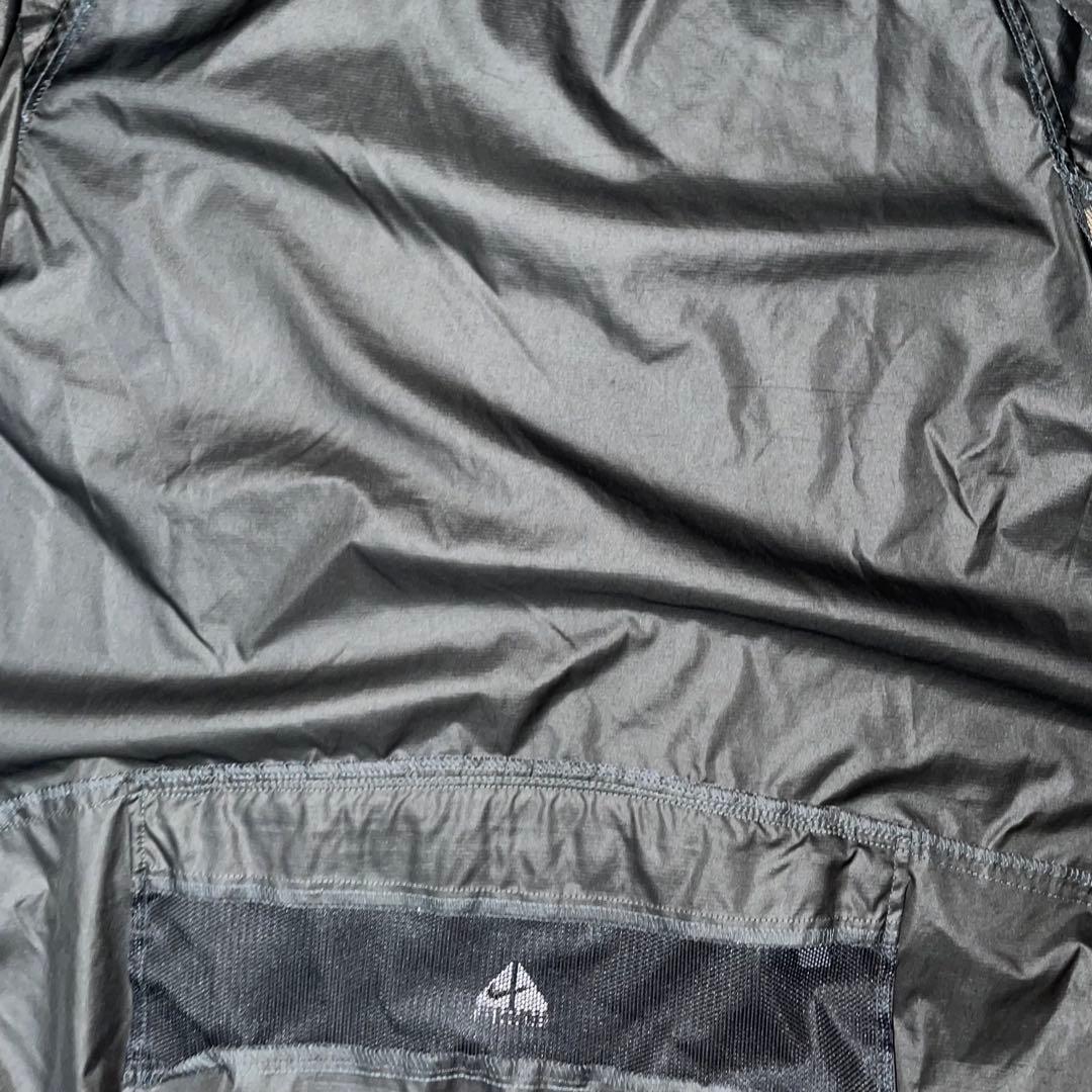 レア90s NIKE ACG ナイロンジャケット 無地 機能性 パッカブル 短丈