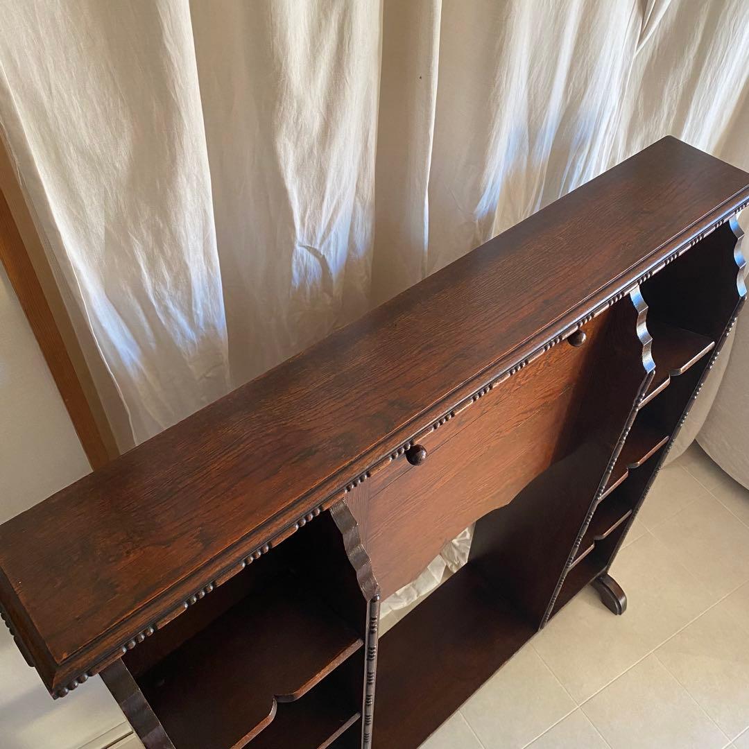 英国　イギリス家具　アンティーク　ライティングビューロー　ブックデスク　北欧　机