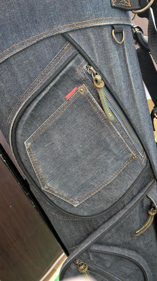 19golf デニムキャディバッグ　デニム素材　スタンドキャディバッグ