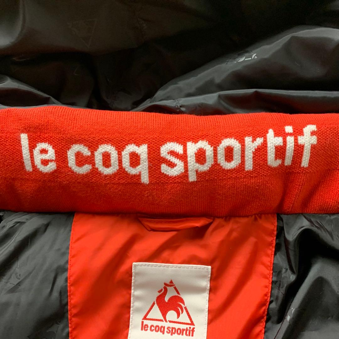 s*7様 極美品■ le coq sporti ダウンジャケット オレンジ Oサ