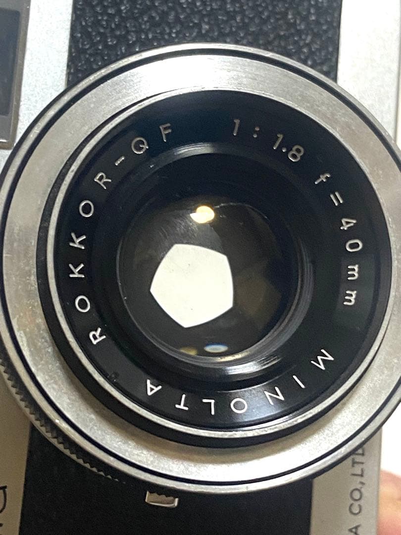 動作品MINOLTAミノルチナS f1.8 40mm ミノルタ　フィルムカメラ
