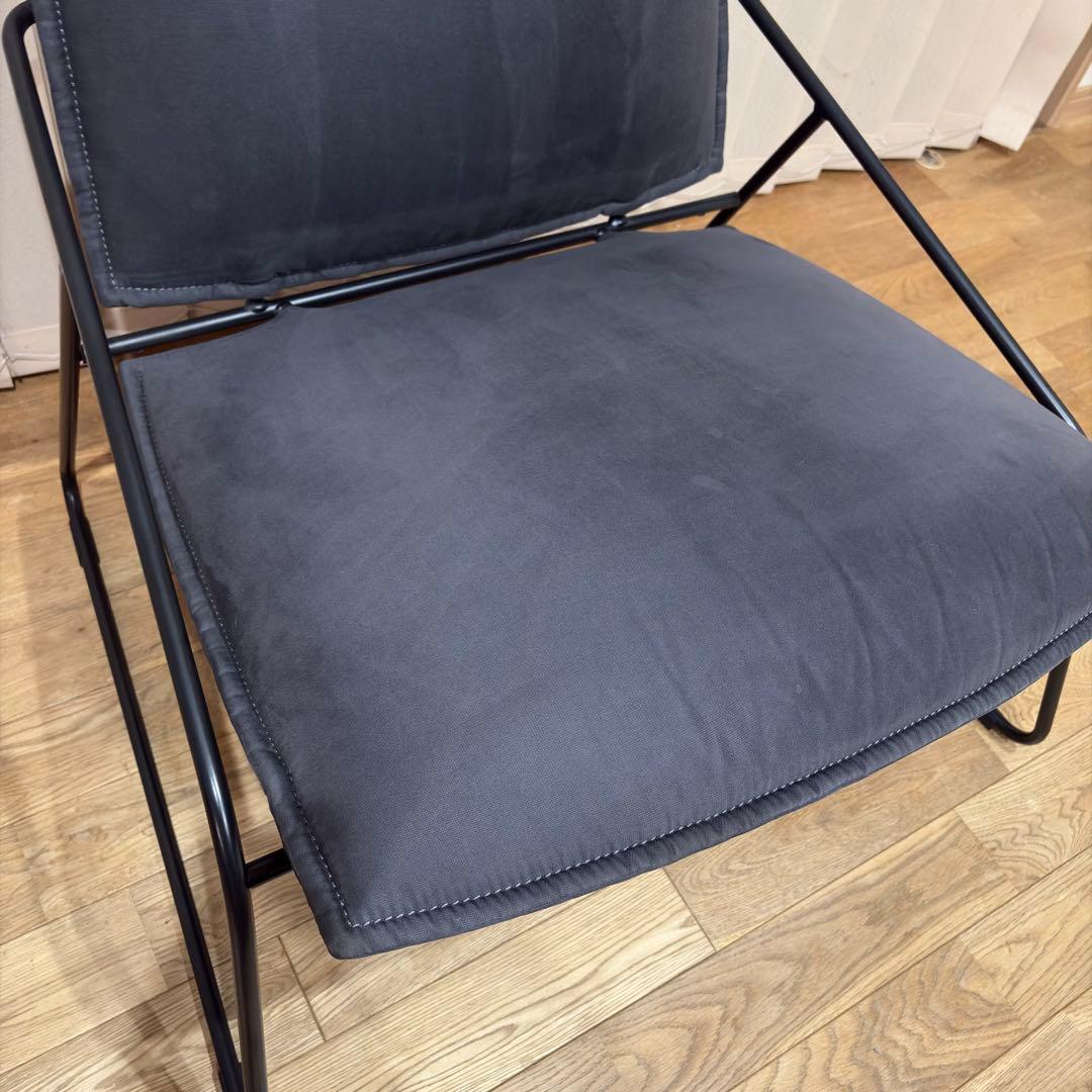 【廃盤】IKEA VILLSTAD チェア シングルソファ 限定品 1人掛け 黒