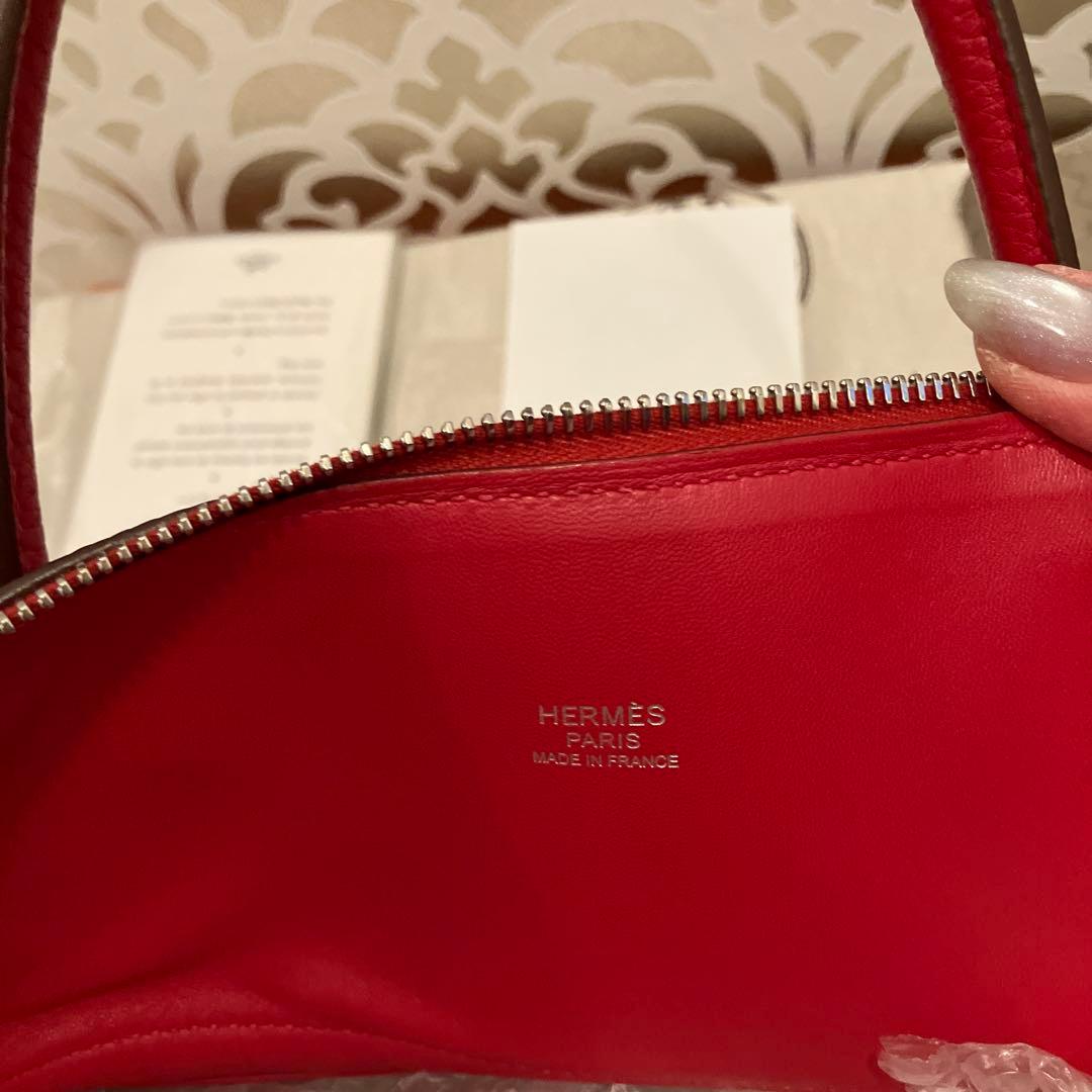 エルメス❣️ボリード31❣️トリヨン ルージュ❣️自宅保管納得の美品❣️可愛い