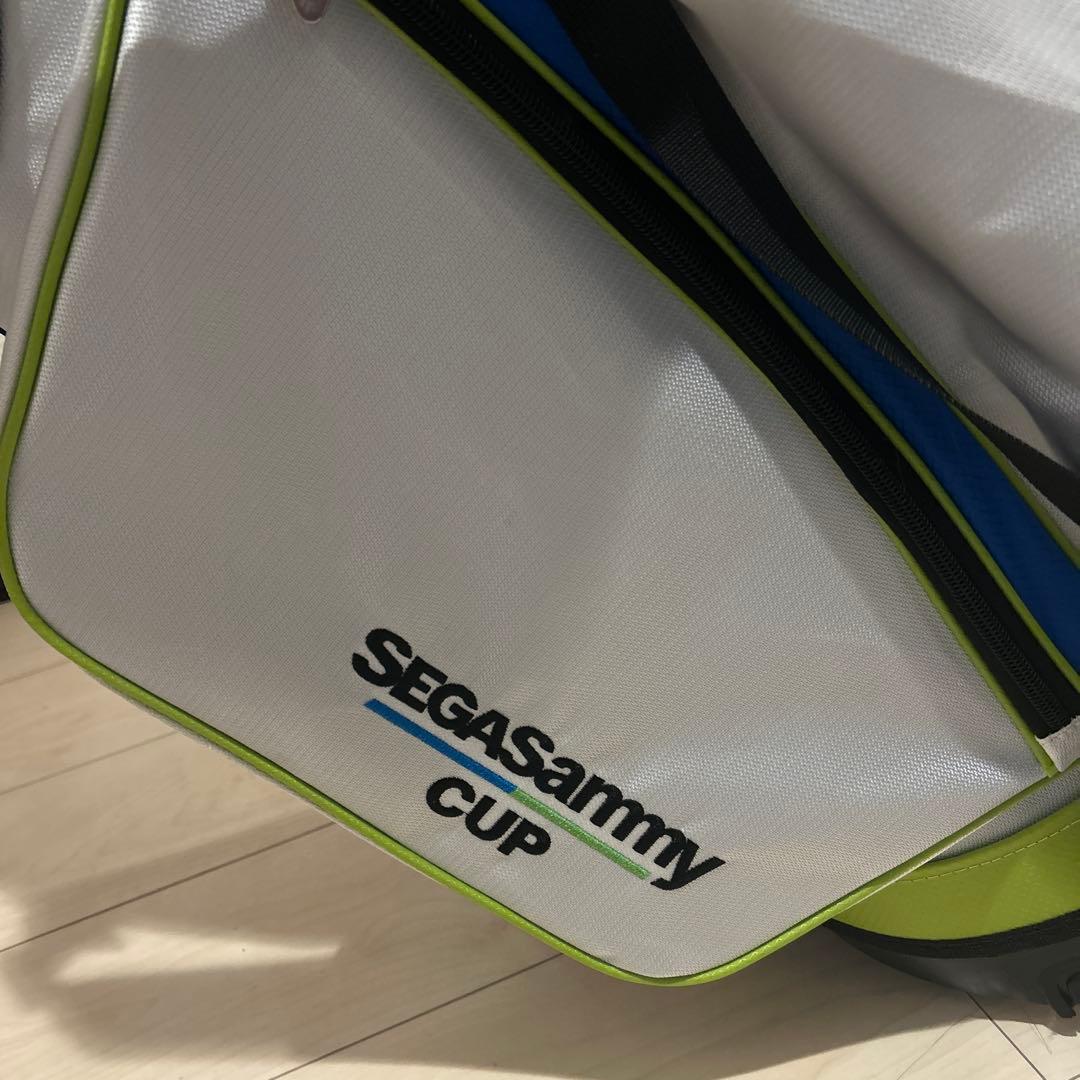 スタンドゴルフバッグ ブルーとホワイト