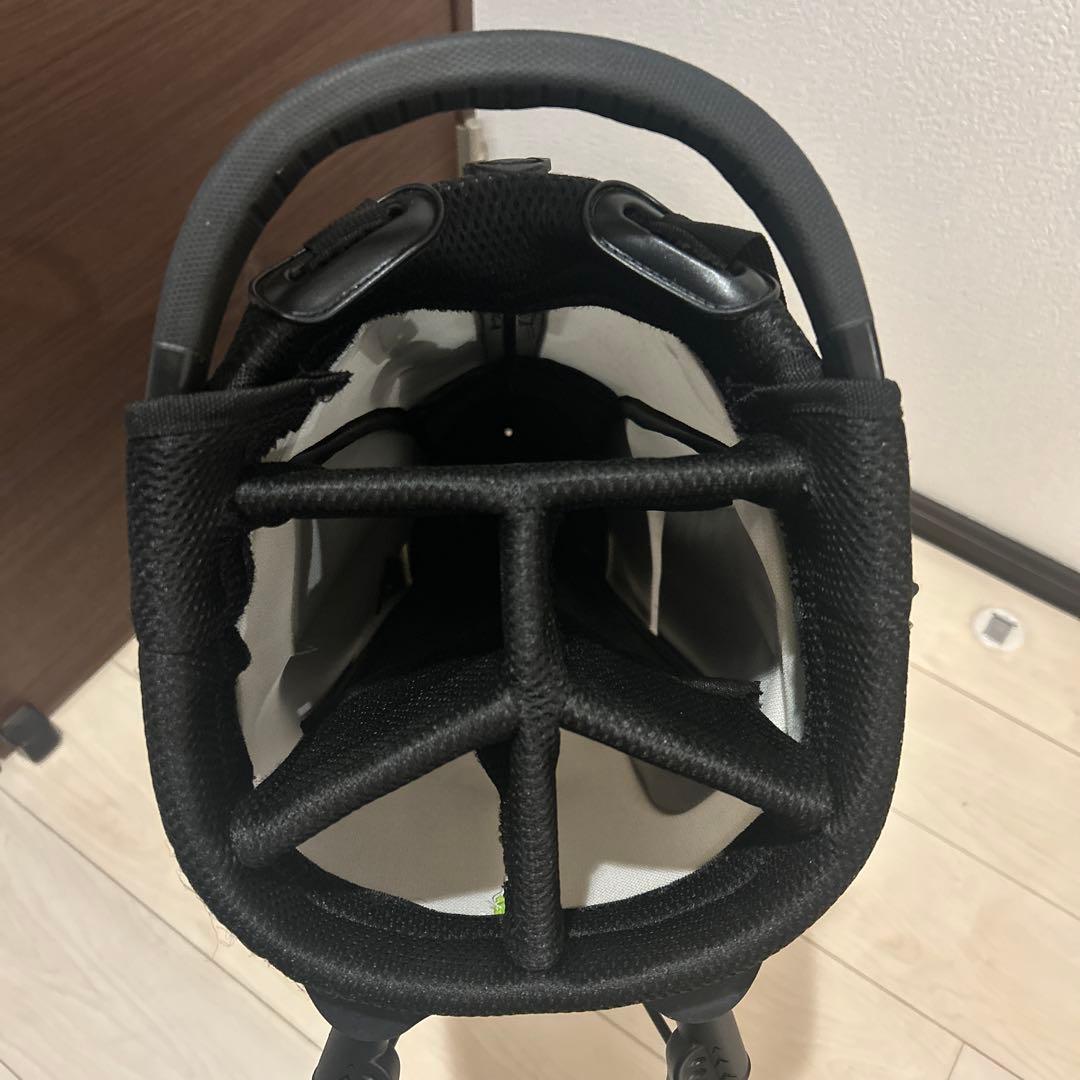 スタンドゴルフバッグ ブルーとホワイト