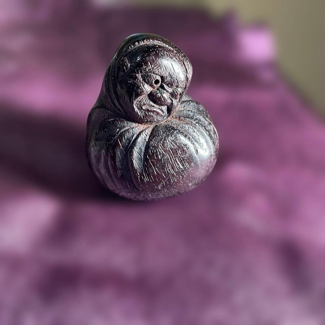 根付　　木彫り　古道具　在銘　時代　骨董