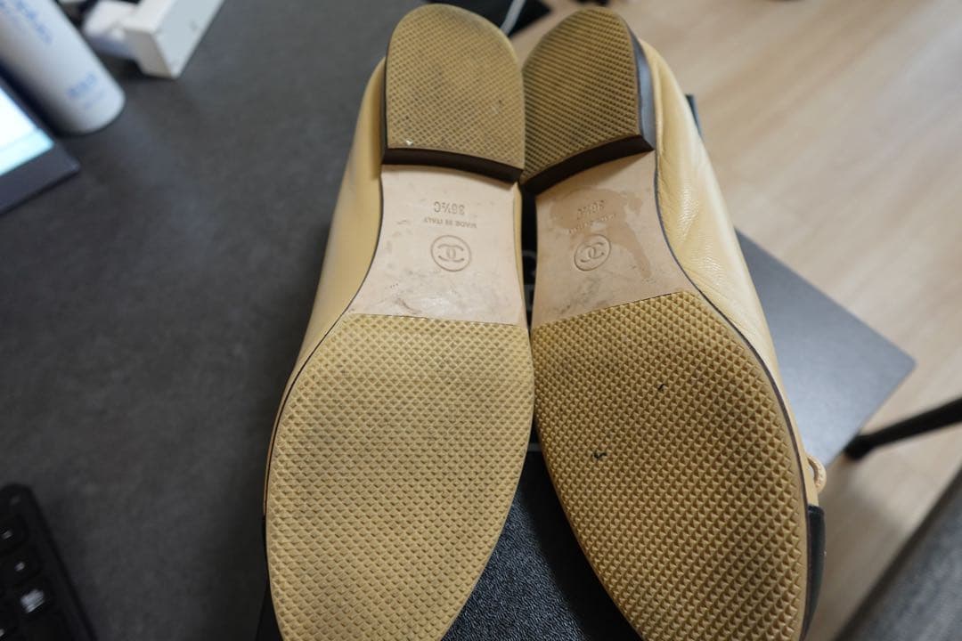 シャネル バレエシューズ 36.5 バレリーナ