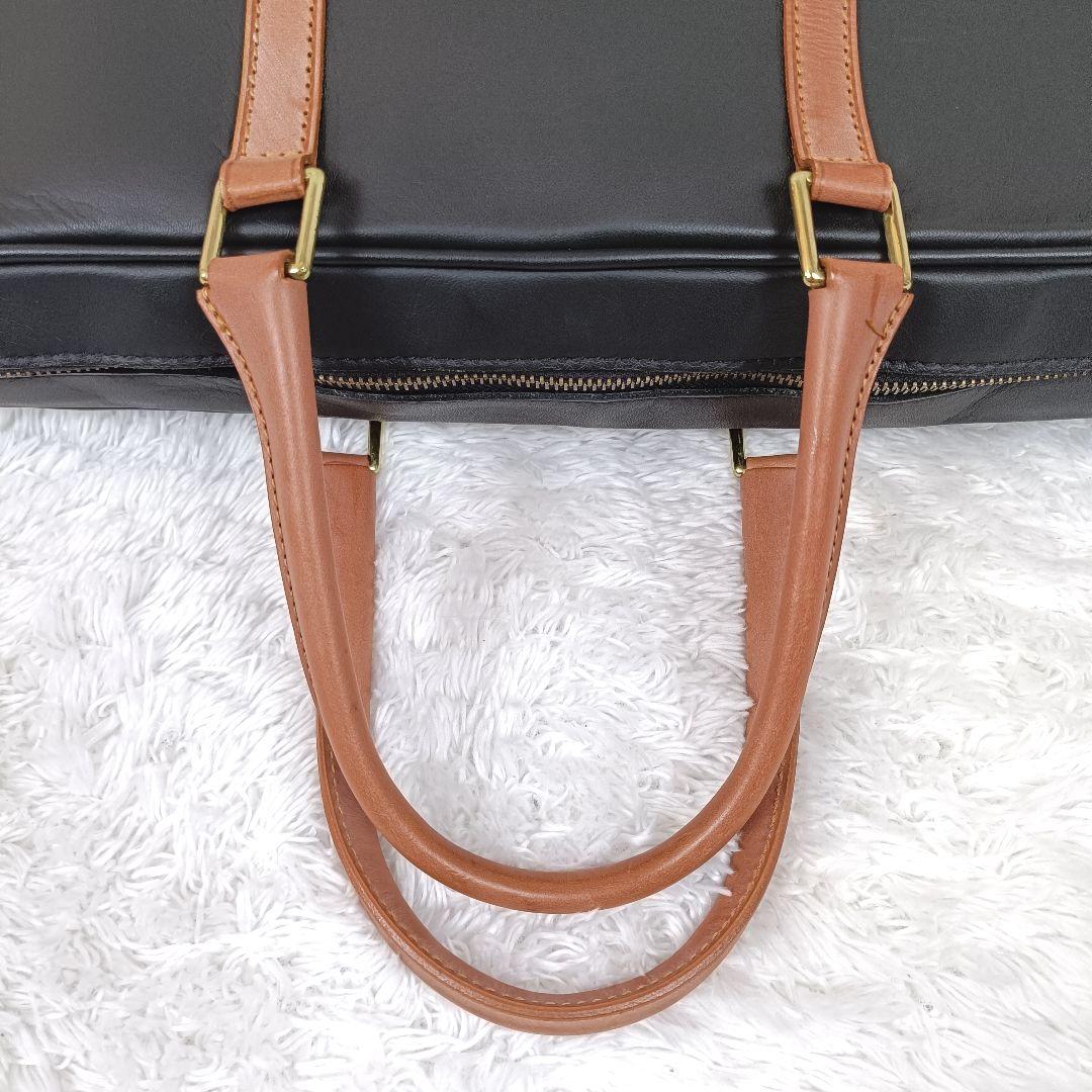 タナークロール レザー ビジネスバッグ ブリーフケース A4収納可 保存袋