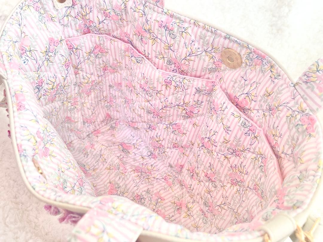 【koyuki18様】リバティ　ワインディングローゼ　 トートバッグM