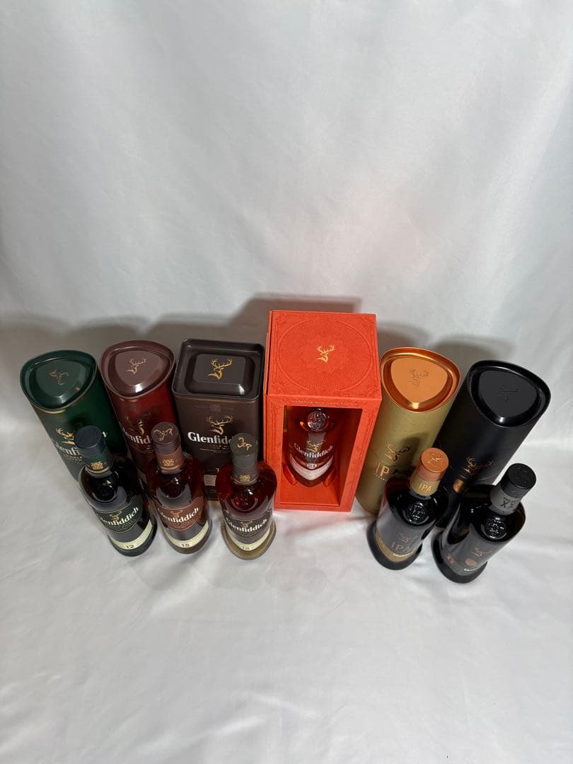 【箱付】グレンフィディック　シングルモルトウイスキー　6本セット【旧ボトルあり】