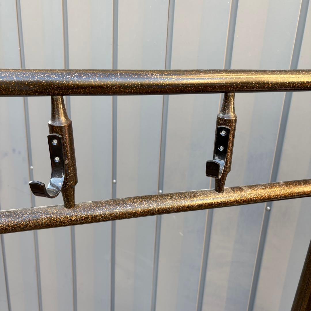 昭和レトロ 和風 古民具 漆塗り ラメ 衣桁 衣紋掛け 古道具 和家具 着物和服