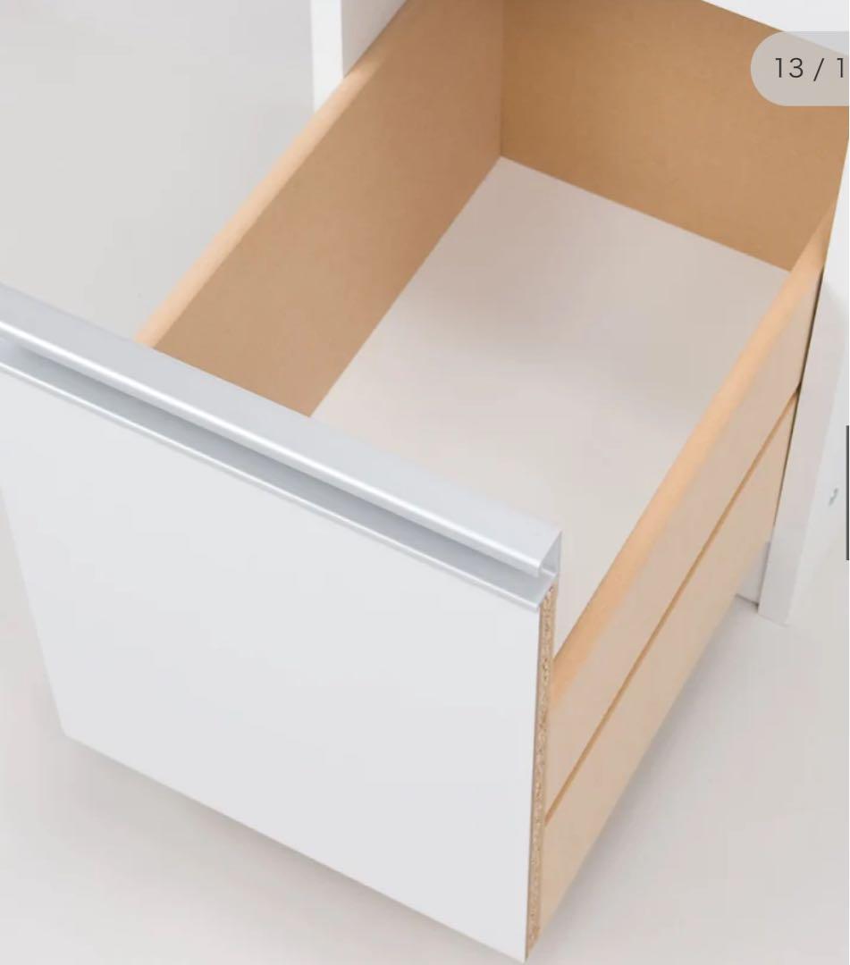 ディノス　取り出しやすい2面オープンすき間収納庫