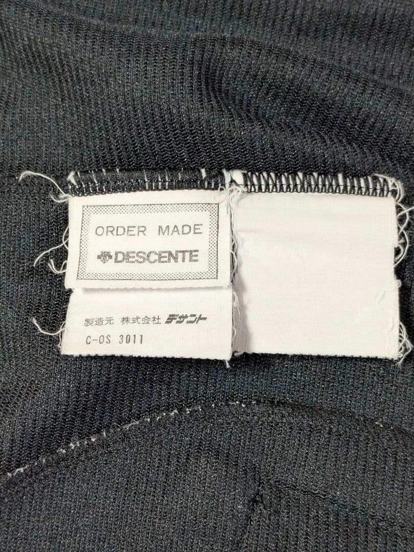 80s デサント 阪神タイガース　ジャージ トラックジャケット O ブラック 黒