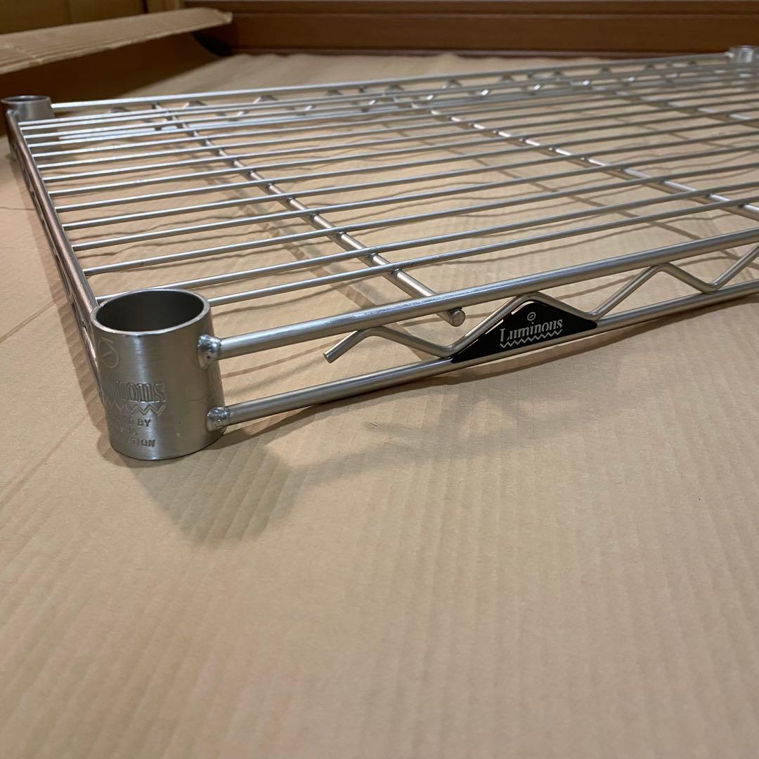 ルミナス〔幅７５×奥行４５〕　プレミアム棚板⓬×１　＆　スタンダード棚板⓭ ×３