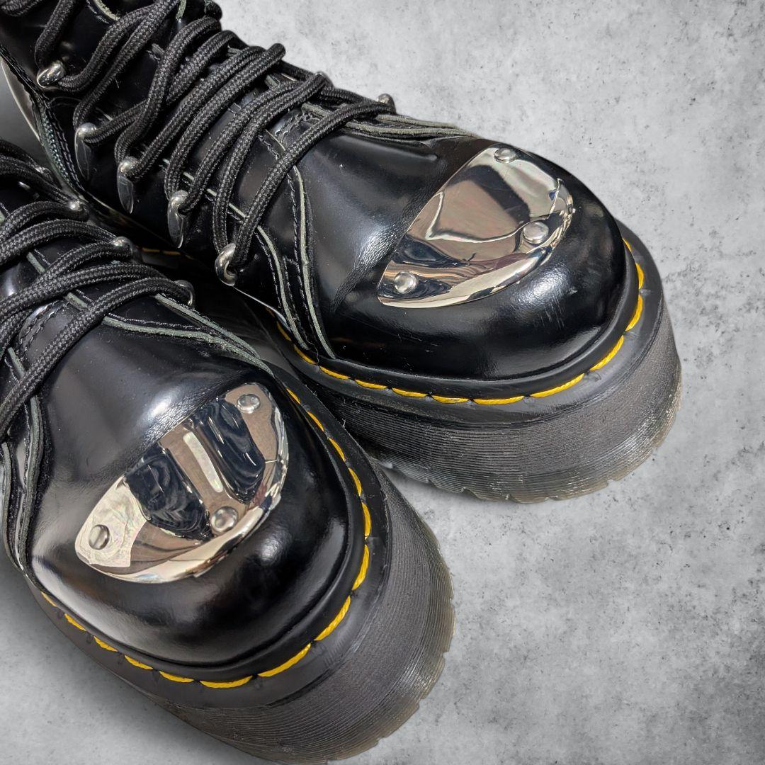 極美品 ドクターマーチン 1B60 LTT MAX UK4 ロングブーツ 厚底