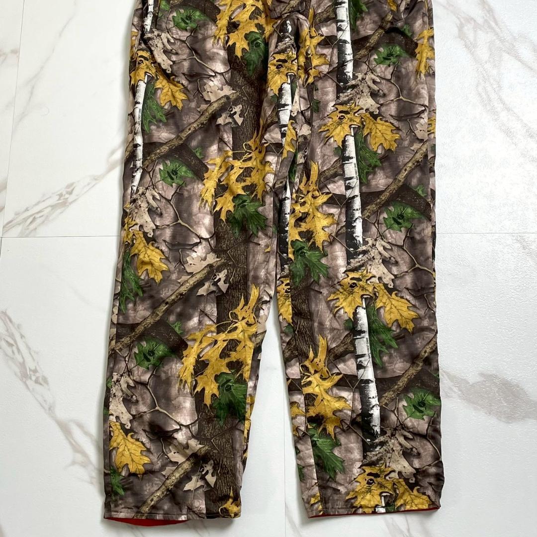 未使用級　アベイシングエイプ　リアルツリー　オーバーオール　カモ柄　ベルト付　L