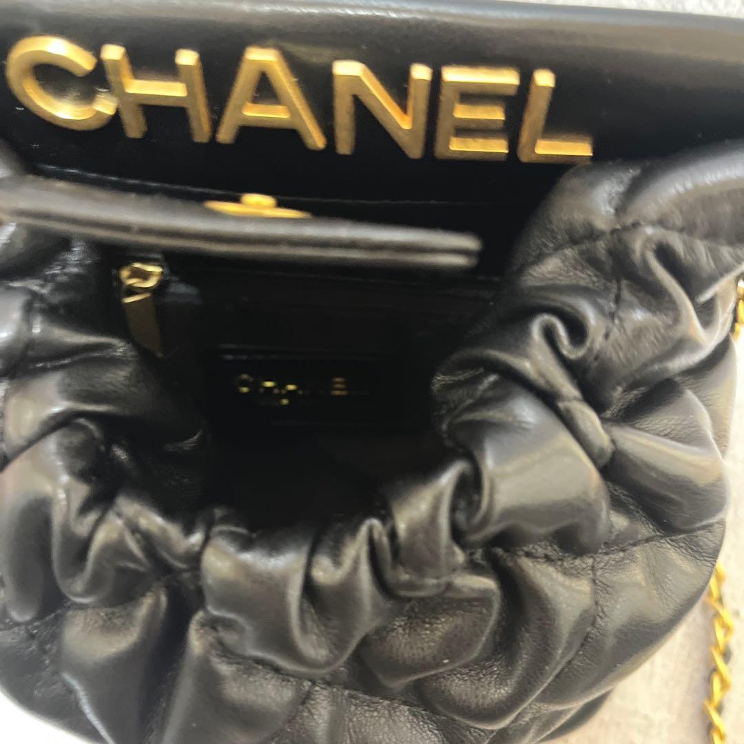 【新品未使用】CHANEL ブラック ショルダーバッグ