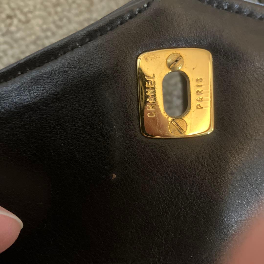 CHANEL ブラック ボディバッグ